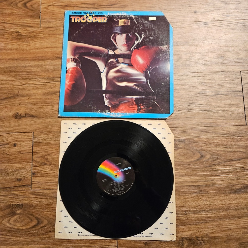 Trooper‎ – Knock 'Em Dead Kid MCA Records 1977 MCA-2275 PROMO Vinyl LP VG+ EX/EX